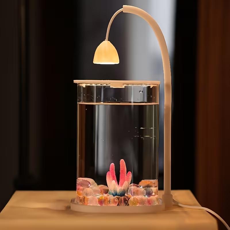 360° Panoramic Clear Desktop F - đánh giá và giá Planted Aquarium For Goldfish