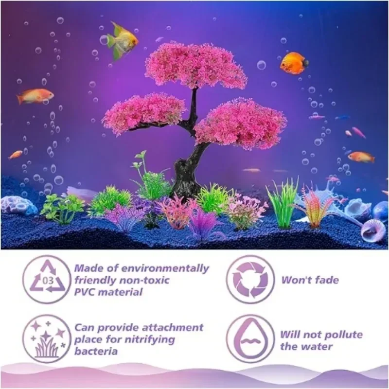 1set Aquarium Artificial Plast - đánh giá và giá Planted Aquarium For Goldfish