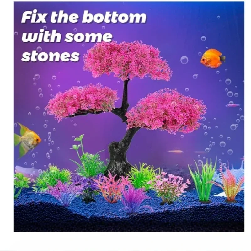 1set Aquarium Artificial Plast - đánh giá và giá Planted Aquarium For Goldfish