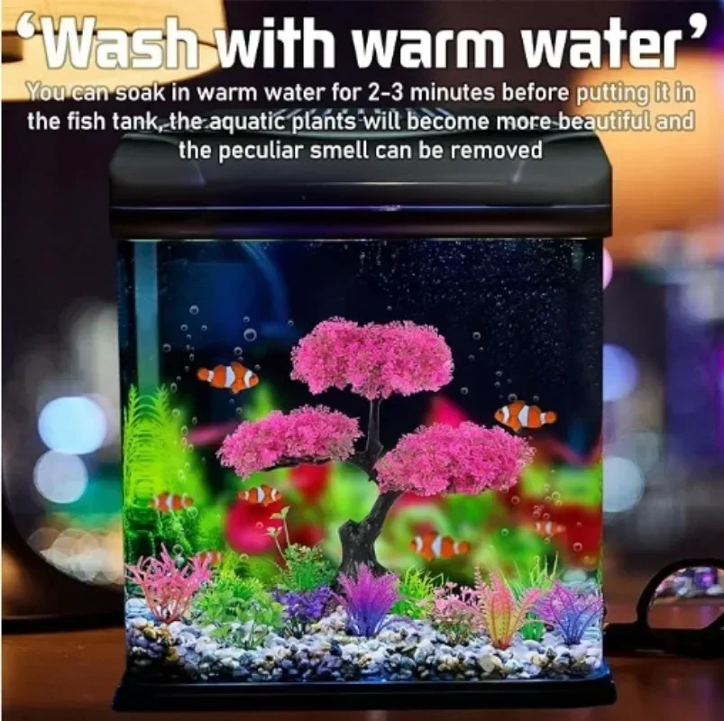 1set Aquarium Artificial Plast - đánh giá và giá Planted Aquarium For Goldfish