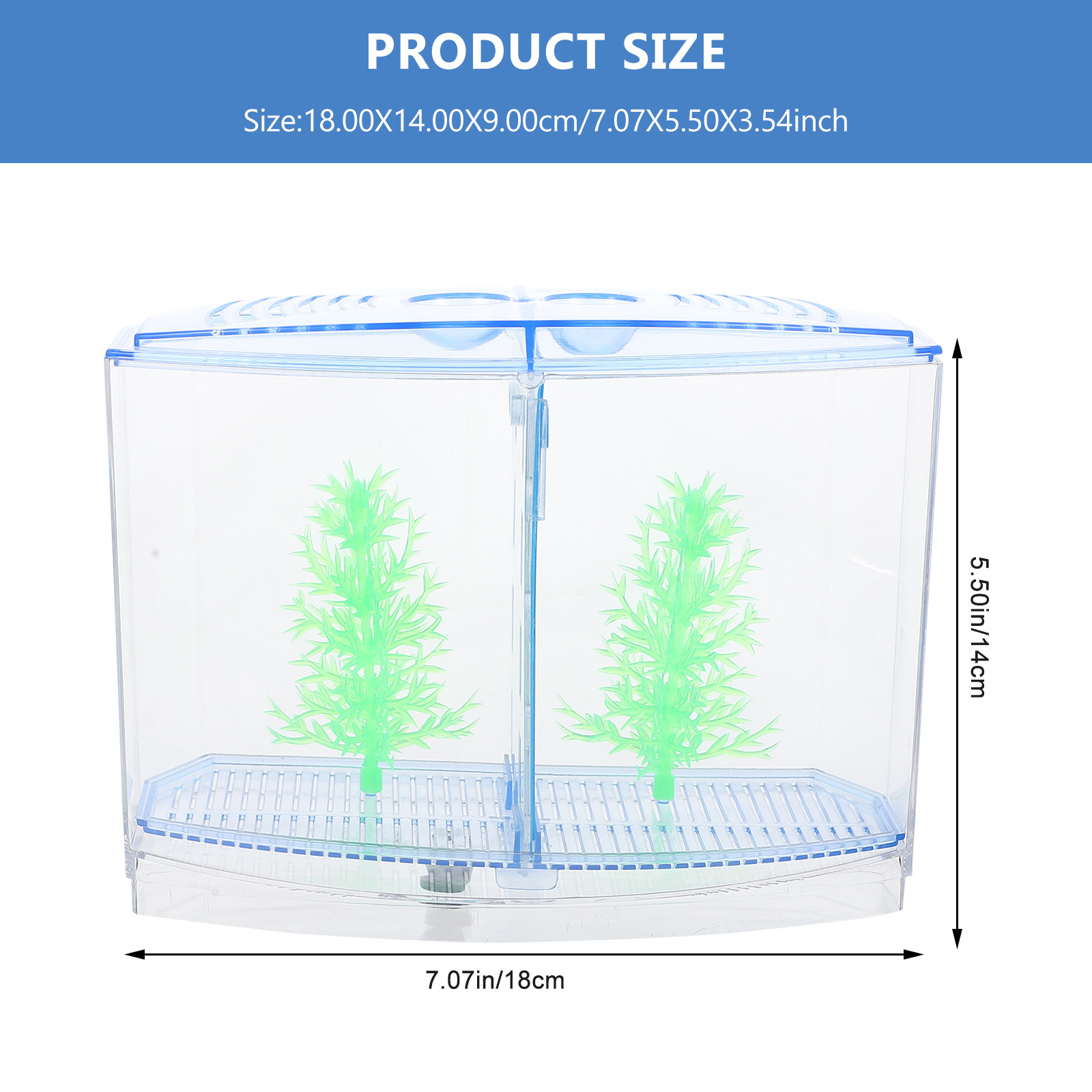 1Set Clear Acrylic Small Fish  - đánh giá và giá Planted Aquarium For Goldfish