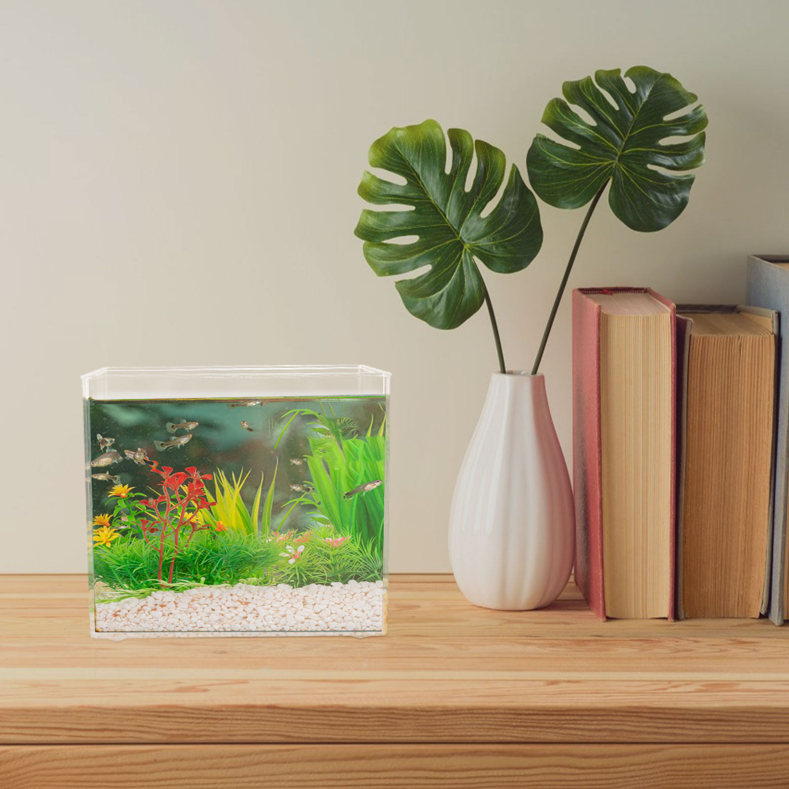 Desktop Mini Aquarium for Bett - đánh giá và giá Planted Aquarium For Goldfish