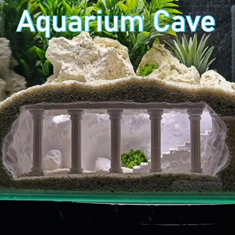 3D Printed Fish Tank Cave, Art - đánh giá và giá Aquarium Planet