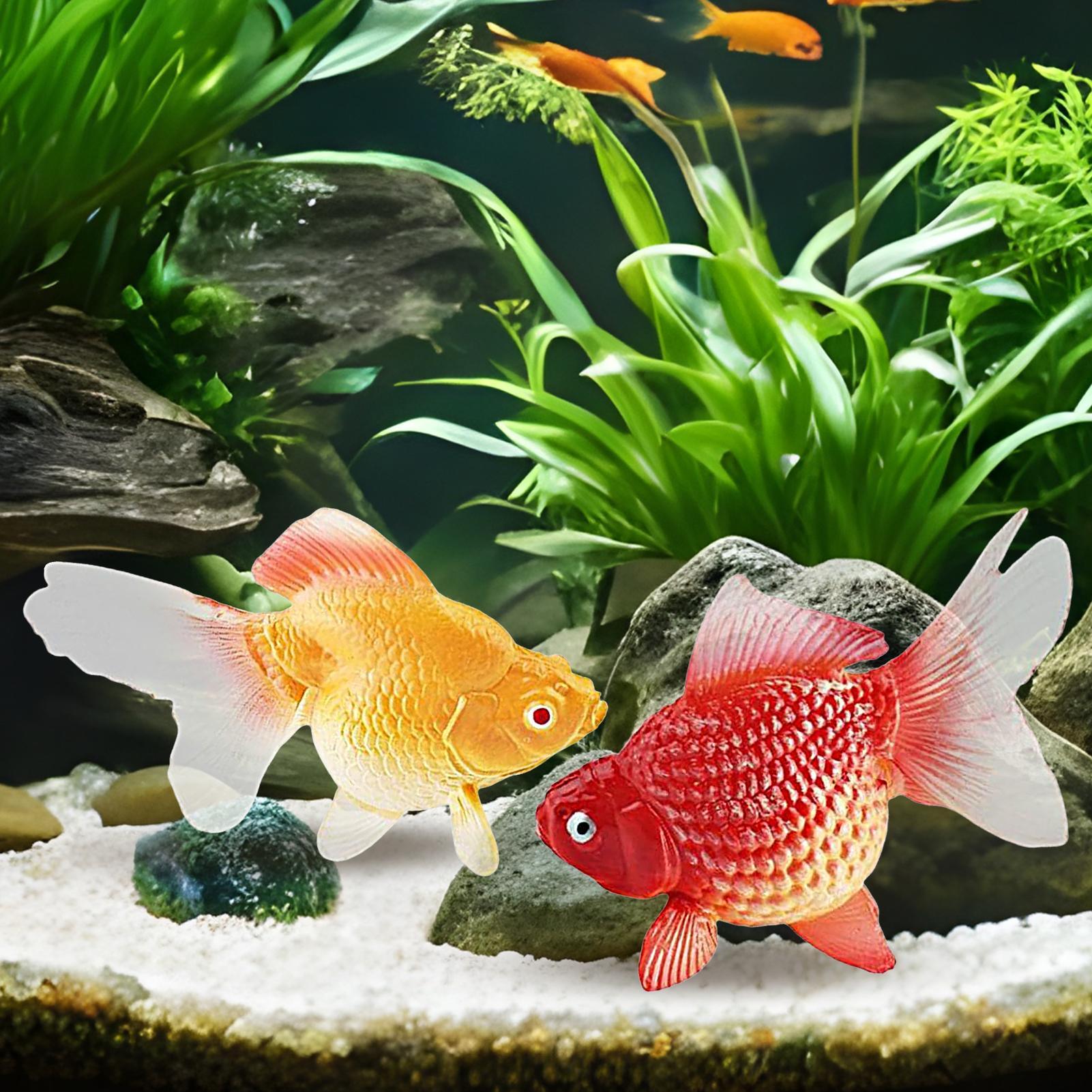Fake Gold Fish 2Pcs/set Artifi - đánh giá và giá Planted Aquarium For Goldfish