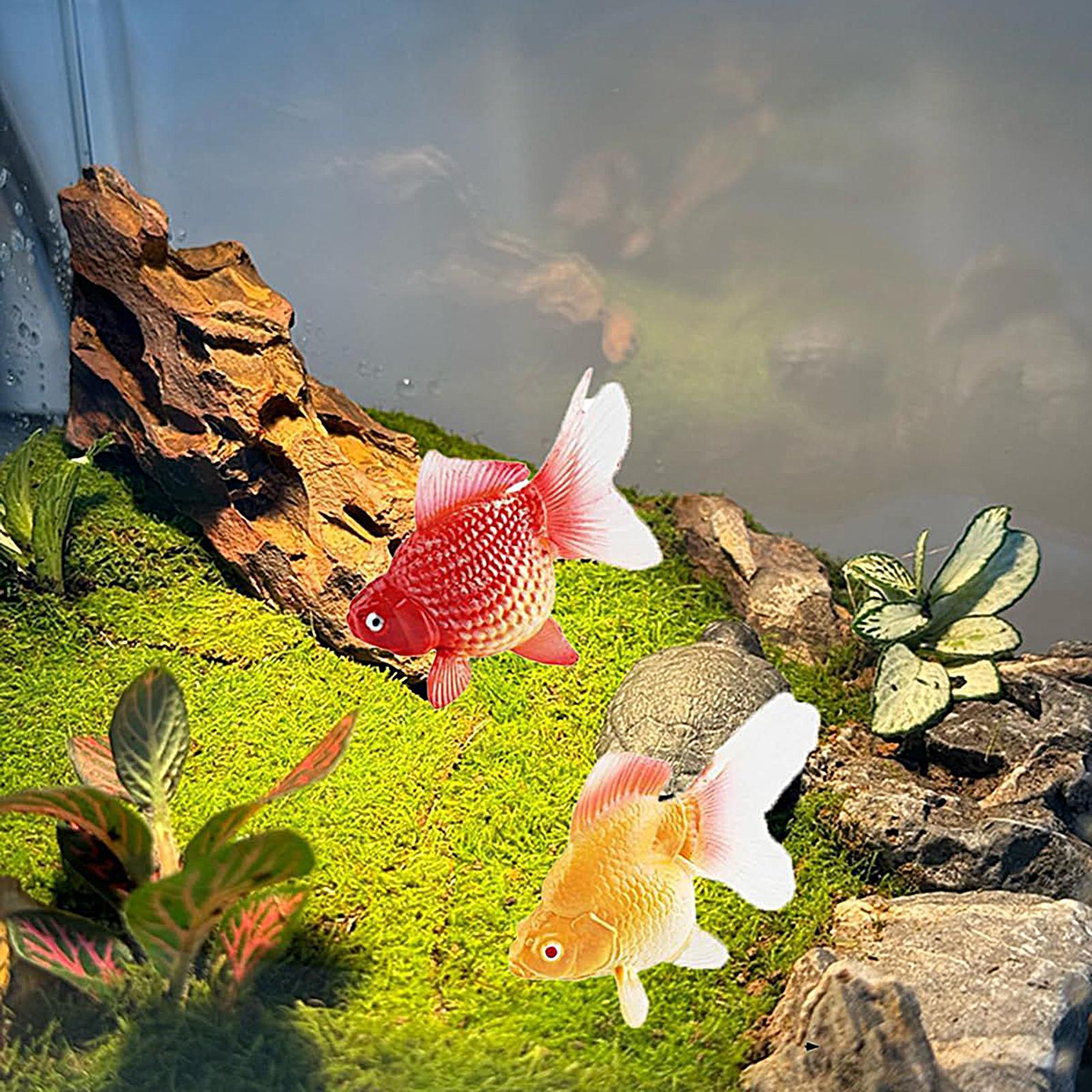 Fake Gold Fish 2Pcs/set Artifi - đánh giá và giá Planted Aquarium For Goldfish